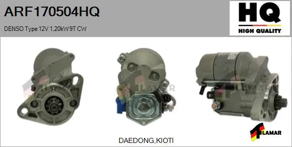 Starter (ARF170504HQ)