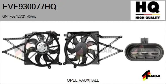 Electric Motor, radiator fan (EVF930077HQ)