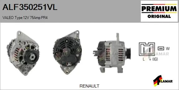 Alternator (ALF350251VL)