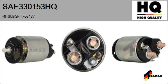 Solenoid Switch, starter (SAF330153HQ)