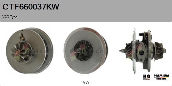 Core assembly, turbocharger (CTF660037KW)