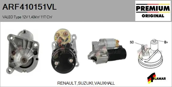 Starter (ARF410151VL)
