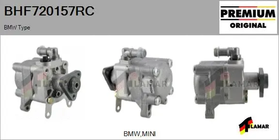 Hydraulic Pump, steering (BHF720157RC)
