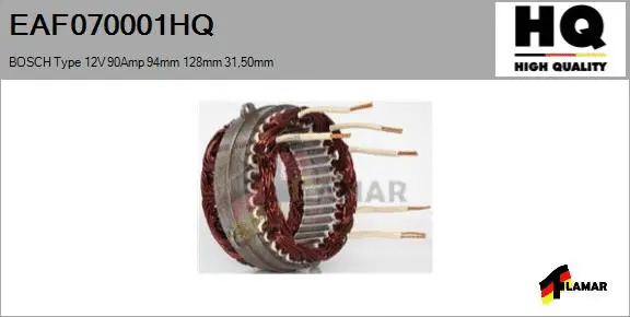 Stator, alternator (EAF070001HQ)