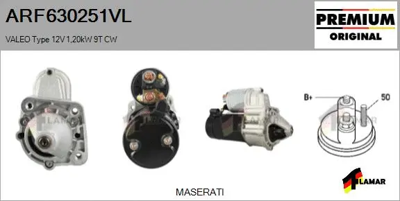 Starter (ARF630251VL)