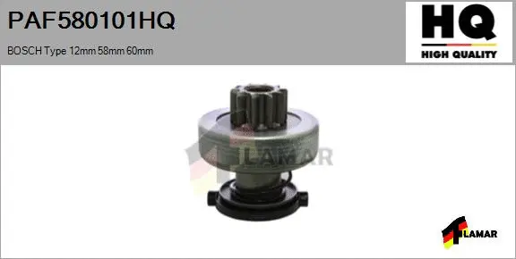 Pinion, starter (PAF580101HQ)