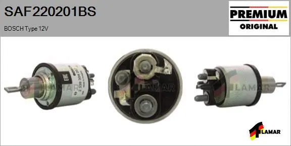 Solenoid Switch, starter (SAF220201BS)