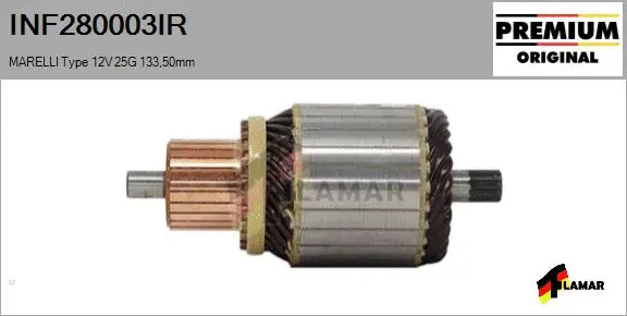 Armature, starter (INF280003IR)