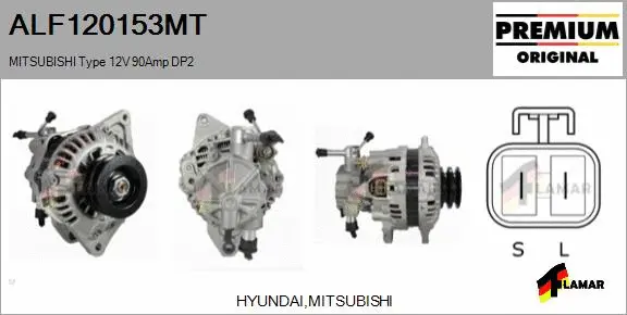 Alternator (ALF120153MT)