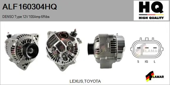 Alternator (ALF160304HQ)