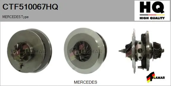 Core assembly, turbocharger (CTF510067HQ)