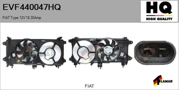 Electric Motor, radiator fan (EVF440047HQ)