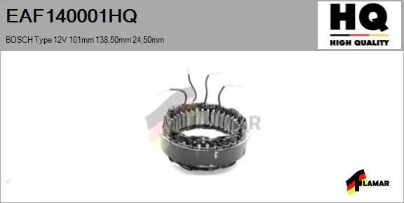 Stator, alternator (EAF140001HQ)