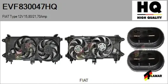 Electric Motor, radiator fan (EVF830047HQ)