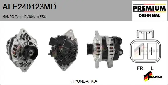 Alternator (ALF240123MD)