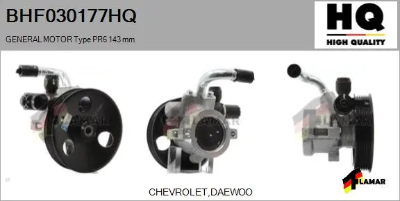 Hydraulic Pump, steering (BHF030177HQ)