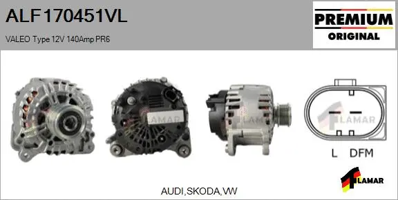 Alternator (ALF170451VL)