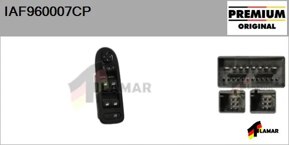 Switch, window regulator (IAF960007CP)