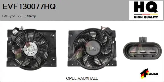 Electric Motor, radiator fan (EVF130077HQ)