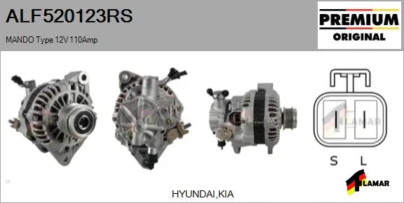 Alternator (ALF520123RS)