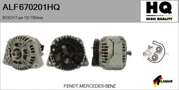 Alternator (ALF670201HQ)