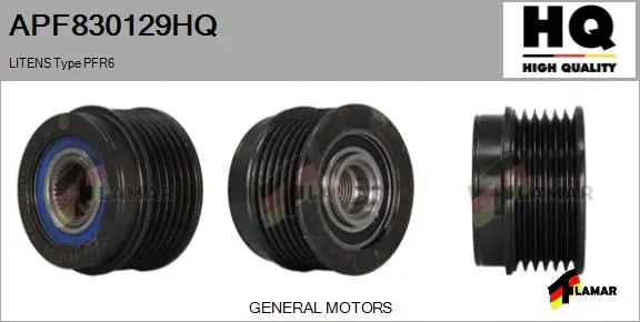 Belt Pulley, alternator (APF830129HQ)