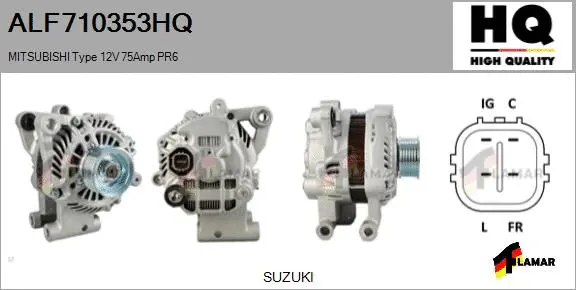Alternator (ALF710353HQ)