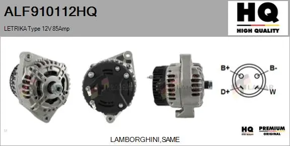 Alternator (ALF910112HQ)