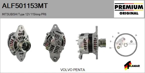 Alternator (ALF501153MT)