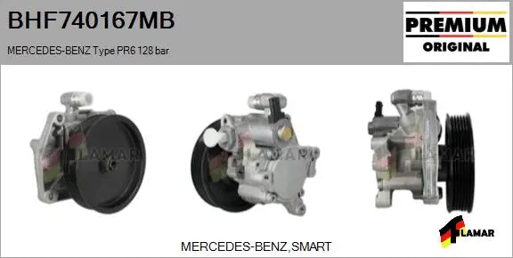 Hydraulic Pump, steering (BHF740167MB)
