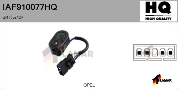 Switch, window regulator (IAF910077HQ)