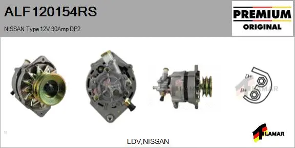 Alternator (ALF120154RS)