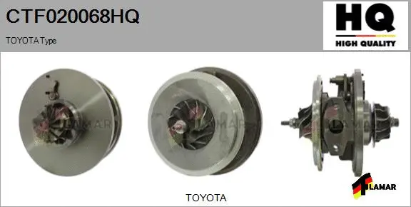 Core assembly, turbocharger (CTF020068HQ)