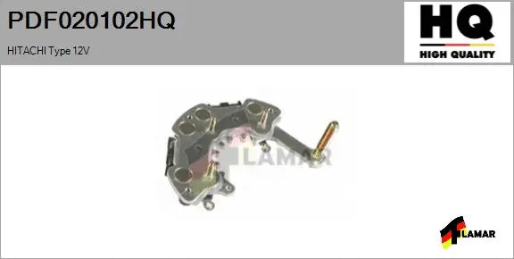 Rectifier, alternator (PDF020102HQ)