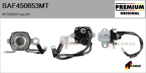 Solenoid Switch, starter (SAF450653MT)