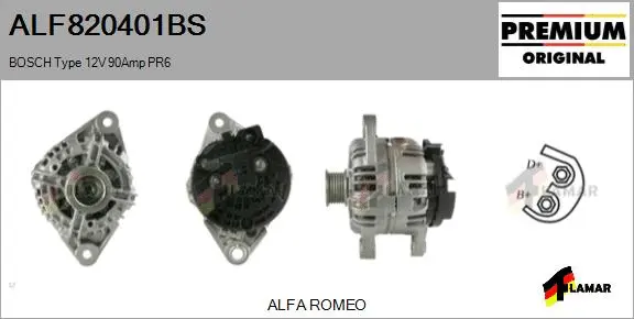 Alternator (ALF820401BS)