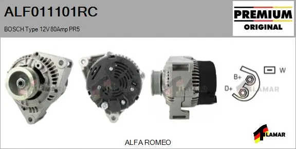 Alternator (ALF011101RC)