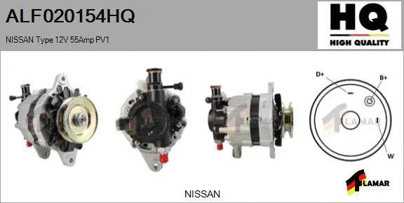 Alternator (ALF020154HQ)