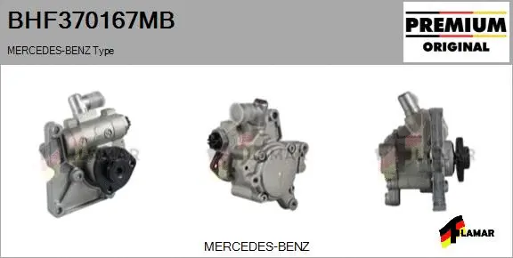Hydraulic Pump, steering (BHF370167MB)
