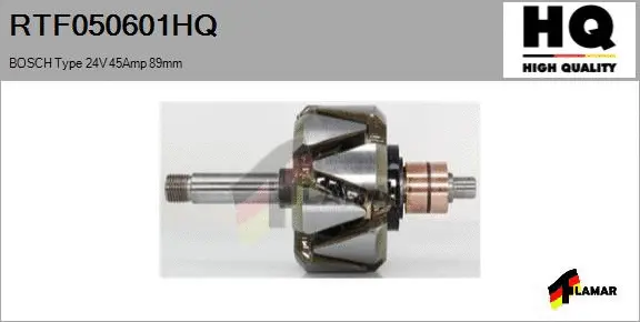 Rotor, alternator (RTF050601HQ)