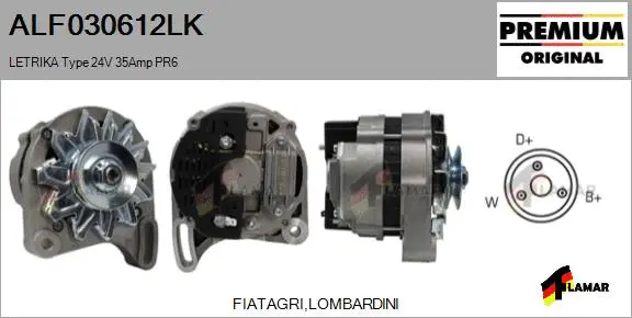 Alternator (ALF030612LK)