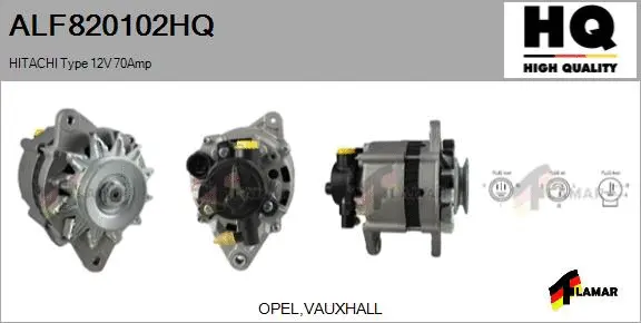 Alternator (ALF820102HQ)