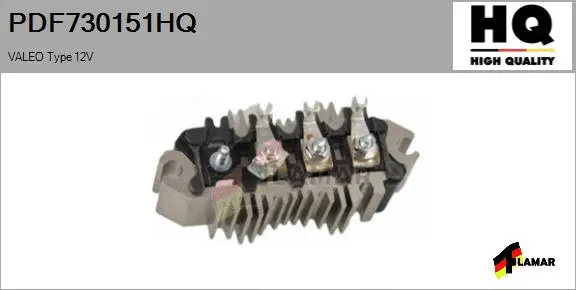 Rectifier, alternator (PDF730151HQ)