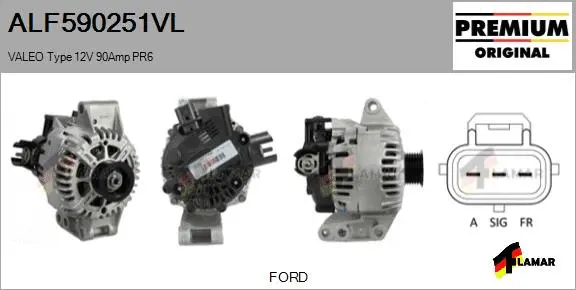 Alternator (ALF590251VL)