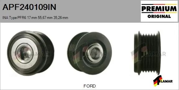 Belt Pulley, alternator (APF240109IN)