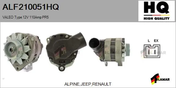 Alternator (ALF210051HQ)