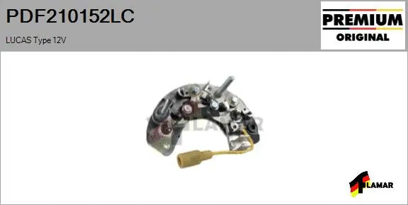 Rectifier, alternator (PDF210152LC)