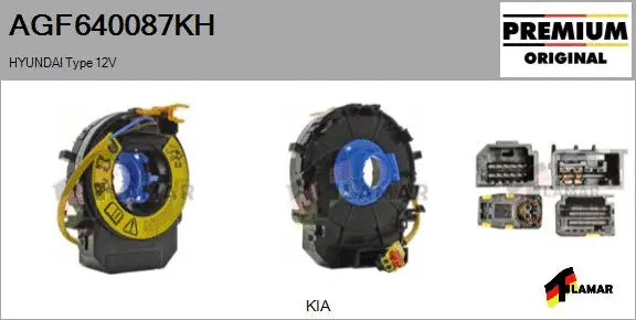 Clockspring, airbag (AGF640087KH)