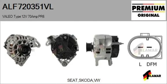 Alternator (ALF720351VL)