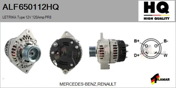 Alternator (ALF650112HQ)